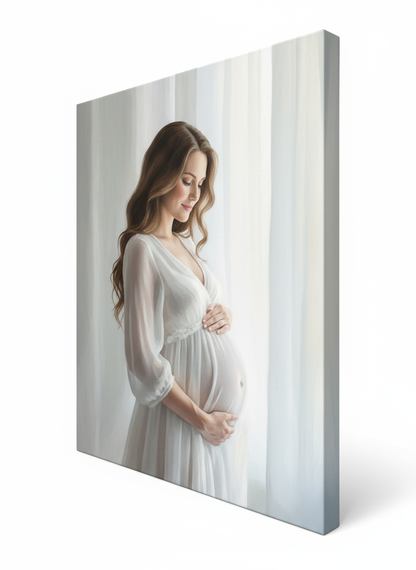 Vertical Personalized Canvas Painting – Custom Memory Art, USA Made