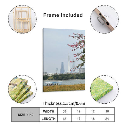 Vertical Personalized Canvas Painting – Custom Memory Art, USA Made