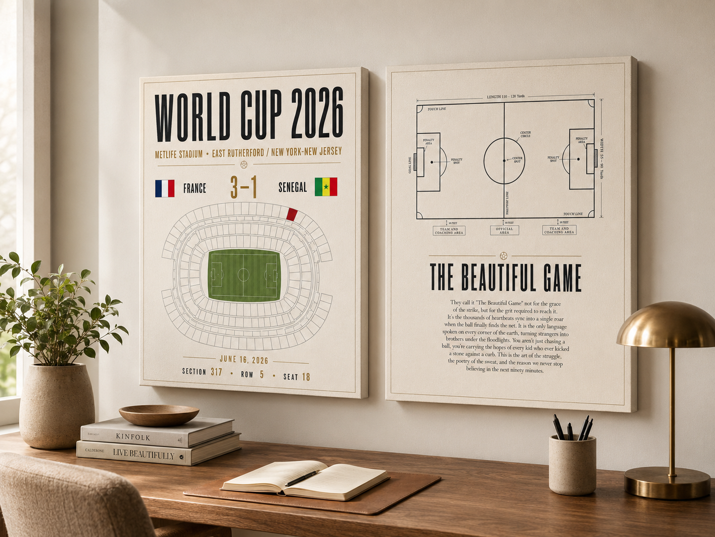 The Beautiful Game Canvas