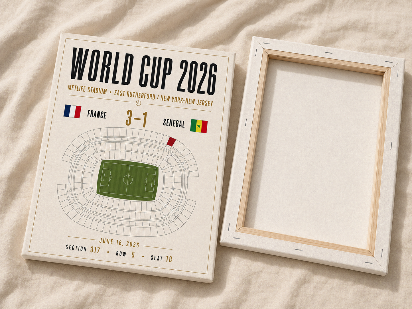 Custom World Cup Gameday Canvas