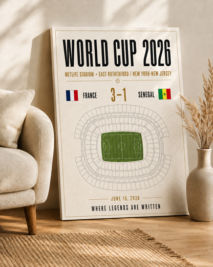 Custom World Cup Gameday Canvas